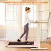 Treadmill - Under Desk Walking Pad - Mini Portable Treadmill with APP Remote Control and 16 Inch Running Area. 198-pound Limit