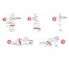 Leopard Resistance Band Unisex Booty Band Hip Circle Loop Workout Exercise for Legs Thigh Glutes Butt Squat Bands Non-Slip - Medium or Large
