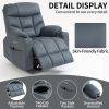 Okin Motor Up to 350 LBS Power Lift Recliner Chair, Heavy Duty Motion Mechanism with 8-Point Vibration Massage and Lumbar Heating, Cup Holders, USB