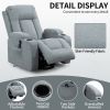 Infinite Position Okin Motor Up to 350 LBS Power Lift Recliner Chair, Heavy Duty Motion Mechanism with 8-Point Vibration Massage and Heating,etc