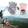 Training Gloves Non-Slip Fingerless Palm Protector -- Unisex -- Sweat-wicking Ridding Gloves for Outdoor Sports - 1 Pair