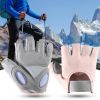 Training Gloves Non-Slip Fingerless Palm Protector -- Unisex -- Sweat-wicking Ridding Gloves for Outdoor Sports - 1 Pair