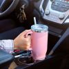 30OZ Straw Coffee Insulation Cup with Handle Portable Car Stainless Steel Water Bottle Large Capacity Travel BPA Free Thermal Mug