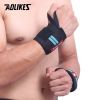 AOLIKES 1 PCS Wristband Wrist Support Weightlifting Gym Training Wrist Support Brace Straps Wraps CrossFit Powerlifting