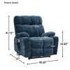 Liyasi Dual OKIN Motor Power Lift Recliner Chair for Elderly Infinite Position Lay Flat 180° Recliner with Heat Massage