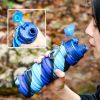 500ml Creative Silicone Folding Water Cup - Outdoor/Sports/Ride/Fitness - Portable