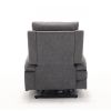 Electric Power Lift Recliner Chair, 8-point vibration Massage-lumber heat, 21"seat width, large size-Remote Control, Side Pockets-Cup Holders