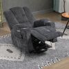 EMON'S Large Power Lift Recliner Chair with Massage and Heat, Overstuffed Wide, Heavy Duty Motion Mechanism with USB and Type C Ports