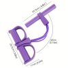 Pedal Resistance Band - Thickened Foot Pedal Pull Rope; Yoga Equipment For Abdomen Waist Arm Leg Stretching Slimming Training