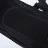 Adjustable Weightlifting Belt with Shoulder Strap Back Braces Support for Lower Back Pain Weightlifting Support Movers Exercise Workout Fitness Black
