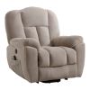 Power Lift Recliner Chair Recliners for Elderly with Heat and Massage Recliner Chair for Living Room with Infinite Position and Side Pocket,USB Charge
