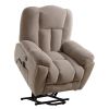 Power Lift Recliner Chair Recliners for Elderly with Heat and Massage Recliner Chair for Living Room with Infinite Position and Side Pocket,USB Charge