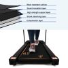 FYC Folding Treadmill for Home with Desk - 2.5HP Compact Electric Treadmill for Running and Walking Foldable Portable Machine for Small Spaces