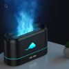1pc Flame Air Diffuser, Humidifier, Portable Noiseless Aroma Diffuser For Home, Office Yoga Essential Oil Diffuser With Water Auto-Off Protection