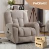 Power Lift Recliner Chair Recliners for Elderly with Heat and Massage Recliner Chair for Living Room with Infinite Position and Side Pocket,USB Charge