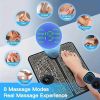 USB Rechargeable Foot Massager Mat - Relax and Rejuvenate Your Feet with Leg Circulation and Massage with or without remote control options