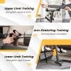 Foldable Exercise Pedal Exerciser for Seniors (Two People May Exercise at the Same Time- One May Use Hand Pulleys in Front While Other Can Pedal)